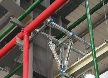 闽侯该抗震支架的整体式支吊架结构协调性好